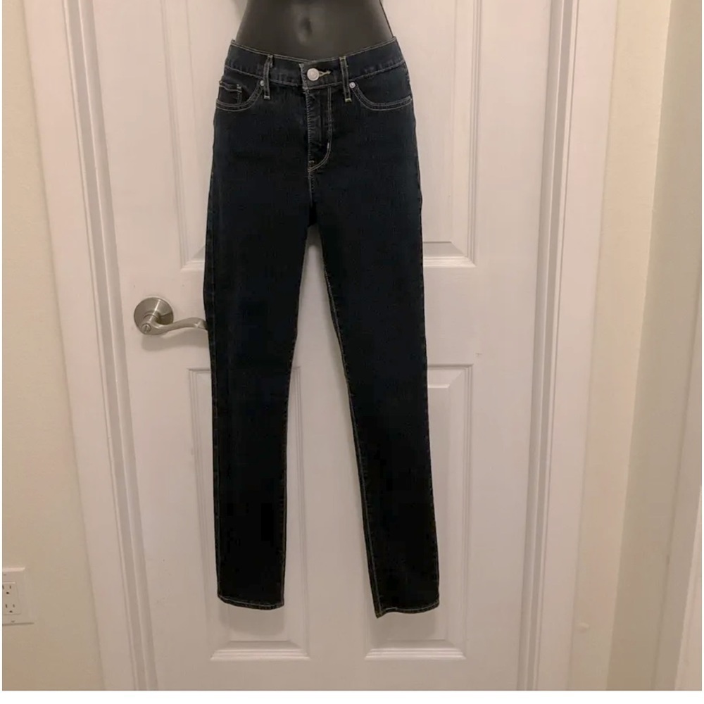 Womens LEVI'S Blank Red Tag Stretch‎ Jeans Size W 28 X L 30